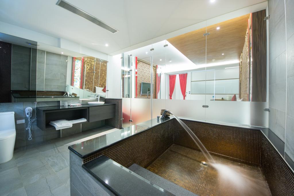 Garden Spring Hotel Jiaoxi Rom bilde